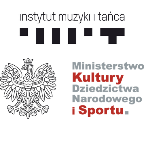 Logo Instytutu Muzyki i Tańca i Ministerstwa Kultury i Dziedzictwa Narodowego